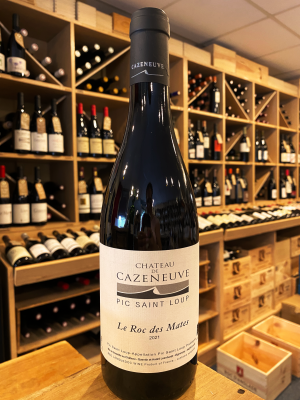 Château de Cazeneuve, Le Roc des Mates, Rouge, 2021, Pic Saint loup